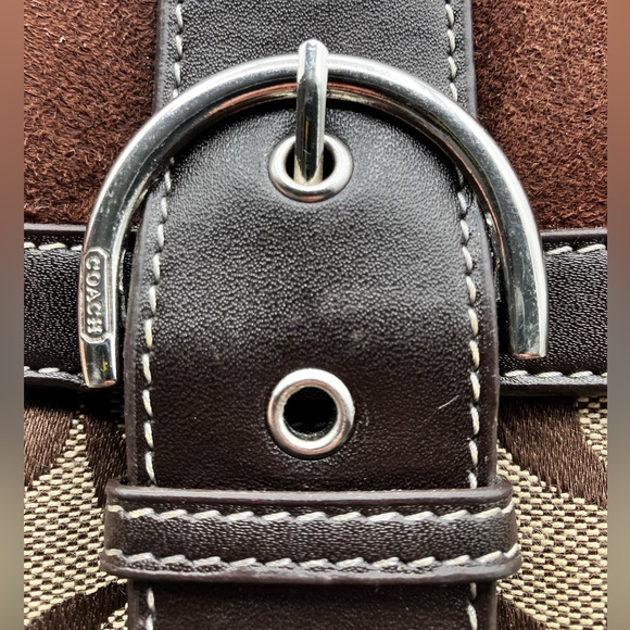 ❣️Sold❣️Like a coach Wrislet Canvas tissu monogram - Picture 5 of 7